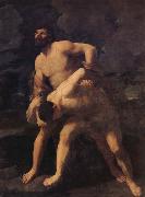 Guido Reni Hercule luttant avec Achelous Spain oil painting artist